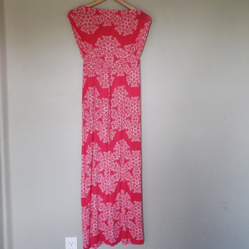 Strapless maxi dress